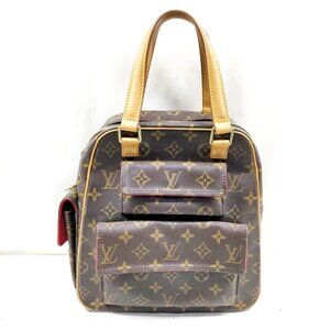 Louis Vuitton Excentricite brown Monogram Hand Bag 842-070425